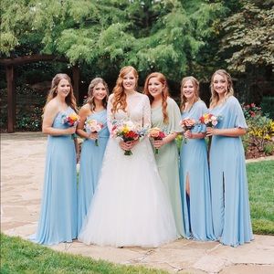 Kennedy Blue Bridesmaid Dress Sage Green
